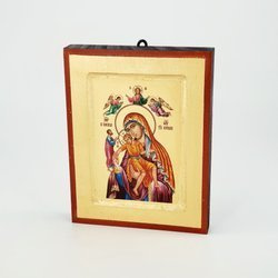 Ikona Eleusa Józef, Chrystus, aniołowie