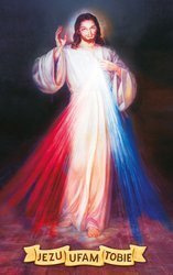 Obrazek plastikowy Jezus Miłosierny - Koronka do Miłosierdzia Bożego