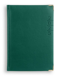 Terminarz A5 LUX ZŁ. 2025 - zielony