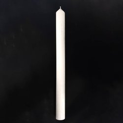 Świeca biała gładka - akolitka - 65 cm