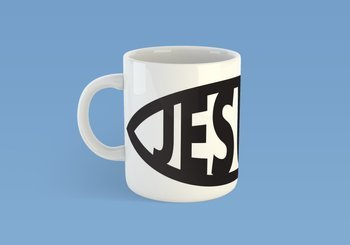Kubek ceramiczny z napisem Jesus