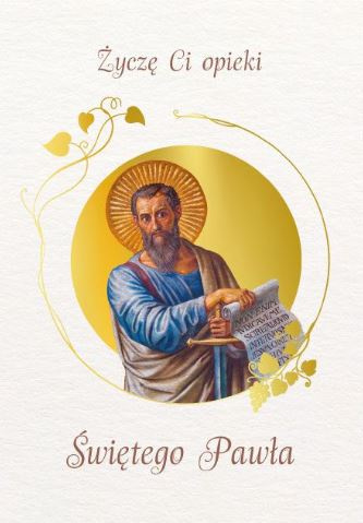 Karnet ze Świętymi 10 - św. Paweł