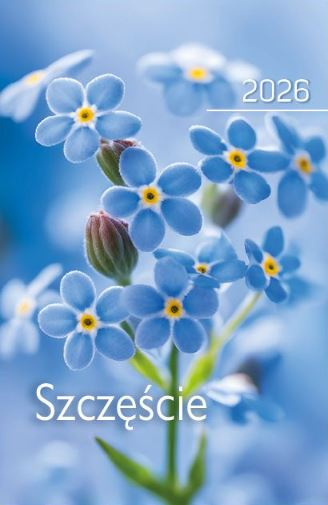 Kalendarz 2026 kieszonkowy Szczęście - kwiat