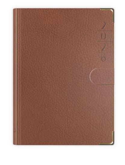 B7 LUX z zapinką 2026 - brązowy