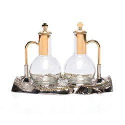 Ampułki "Kłos prszenicy" na tacy