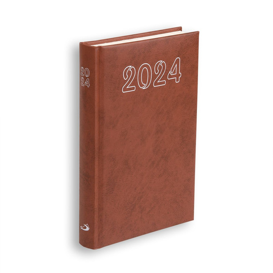 Terminarz B6 STANDARD 2024 - brązowy