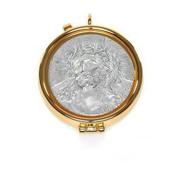 Cyborium z plakietką „Chrystus w koronie cierniowej” - 1,4 cm