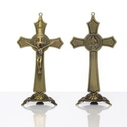 Krzyż - Św. Benedykt - satynowa powłoka