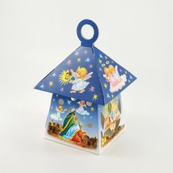 Lampion roratni, dwuczęściowy z kartonu