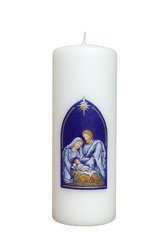 Świeca ołtarzowa - aplikacja - Boże Narodzenie
