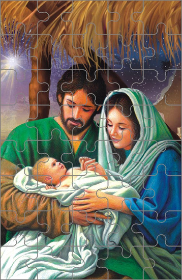 Puzzle Boże Narodzenie - Święta Rodzina