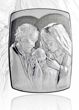 Srebrny obrazek. Święta Rodzina