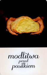 Obrazek plastikowy modlitwa przed posiłkiem