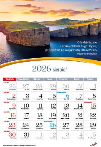 Kalendarz 2026 - Perły krajobrazu