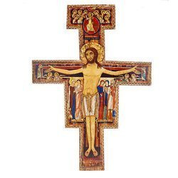 Krzyż San Damiano - 24 cm stojący