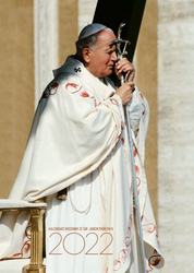 Kalendarz Rodzinny ze św. Janem Pawłem II 2022 (B4)