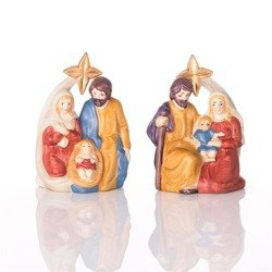Szopka bożonarodzeniowa - Święta Rodzina - 13 cm - Ceramico
