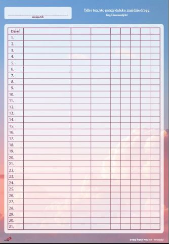 Kalendarz 2026 - Uniwersalny