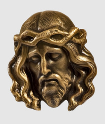 Figura - Głowa Chrystusa (płaskorzeźba) 12 cm