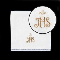 Korporał z koronką IHS i krzyż złoty