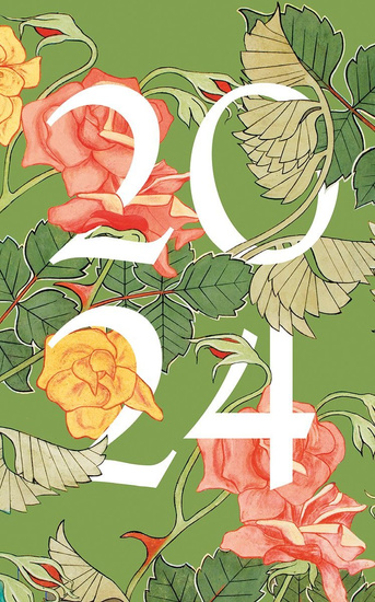 Kalendarz książkowy 2024 Róże