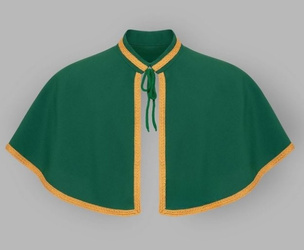 Peleryna ministrancka (zielona)