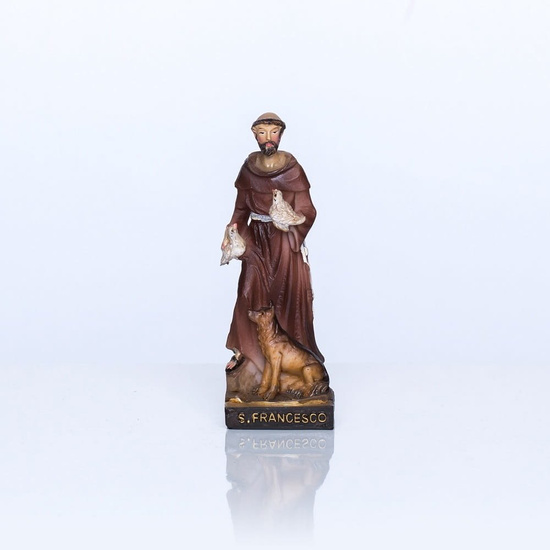 Figurka - św. Franciszek z Asyżu - 12,5 cm