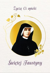 Karnet ze Świętymi 3. Święta Faustyna