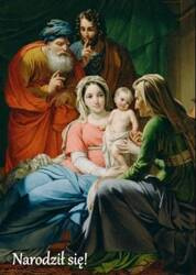 Kartka bożonarodzeniowa z reprodukcją - 4