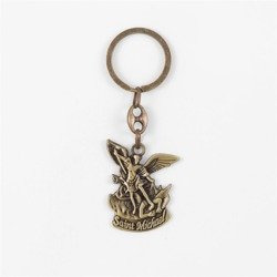 Brelok św. Michał Archanioł - satynowa powłoka
