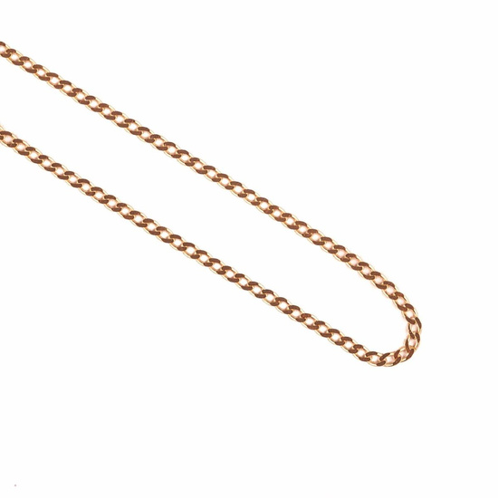 Srebrny łańcuszek - pancerka (1,5 mm)- pozłacany