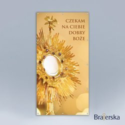 Baner Boże Ciało - Czekam na Ciebie dobry Boże