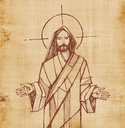 Kartka Braterska - Jezus Zmartwychwstały