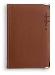 Terminarz B6 LUX ZŁ. 2025 - brązowy