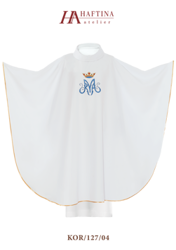 Biały ornat maryjny