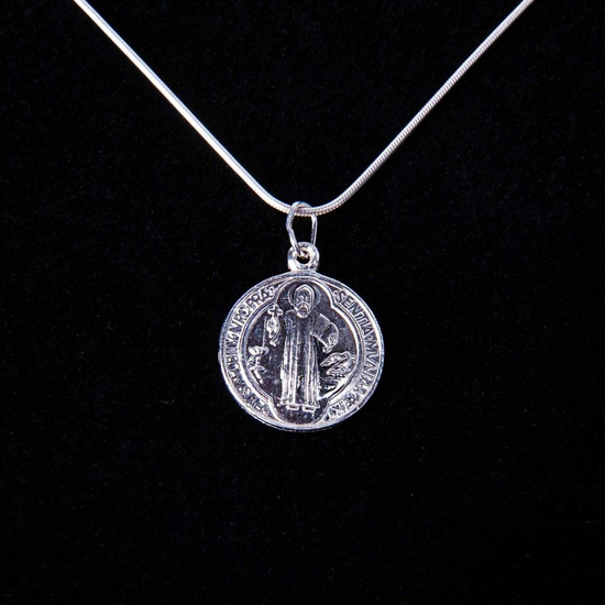Medalik św.Benedykt - srebrny 