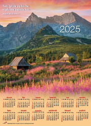 Kalendarz 2025 - plk. średni Tatry