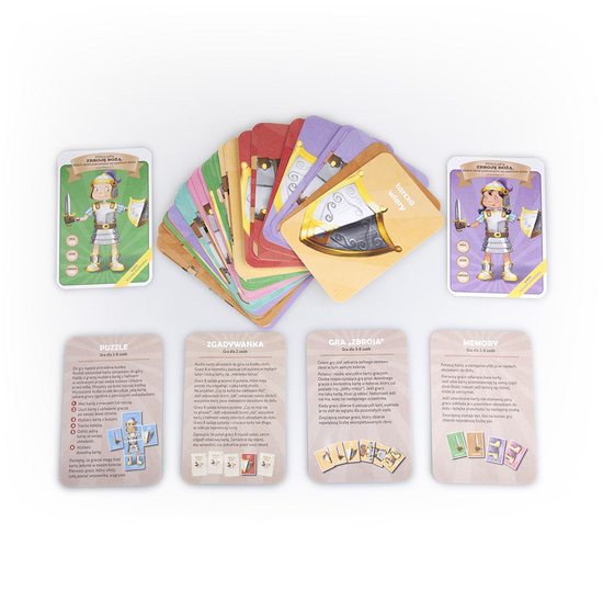 Gra, memory, zgadywanka i puzzle. Zbroja Boża - karty