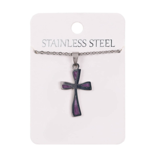 Naszyjnik - krzyżyk - Stainless Steel