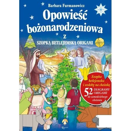 Opowieść Bożonarodzeniowa z szopką betlejemską origami