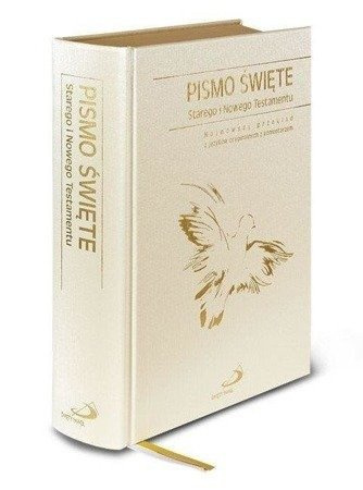 Pismo Święte Starego i Nowego Testamentu - I Komunia Św. ( złocenia, paginatory)