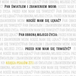 Podstawka korkowa - Pan światłem i zbawieniem moim