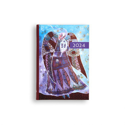 Terminarz B7 KOLOROWY 2024 - anioł