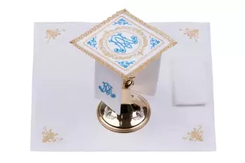 Komplet Kielichowy z motywem Maryjnym