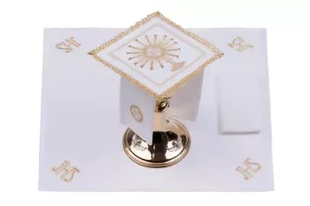 Komplet Kielichowy z motywem Eucharystycznym