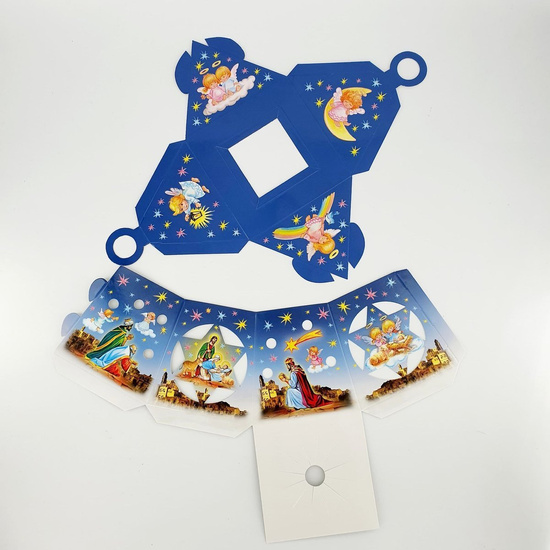 Lampion roratni, dwuczęściowy z kartonu