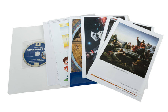 Klasa II SP - Odkrywam królestwo Boże - Teczka pomocy z płytą CD. Część 1