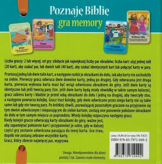 Poznaję Biblię. Gra memory