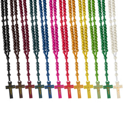 Różaniec - drewno - 8 mm