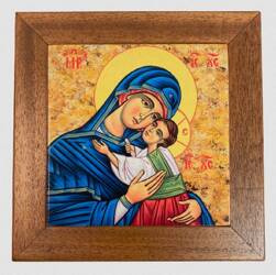 Płytka ceramiczna Matka Boska